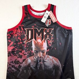 Headgear Classics DMX Basketball Jersey Mens XL Flesh Of My Flesh Black Red